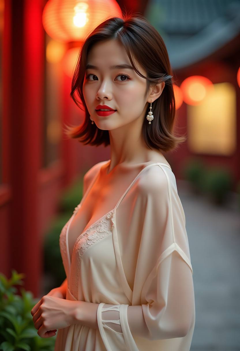锁雾行人